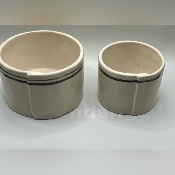 Mud Pie Salsa and Gauc nested ceramic servings bowls - Picture 3 of 9